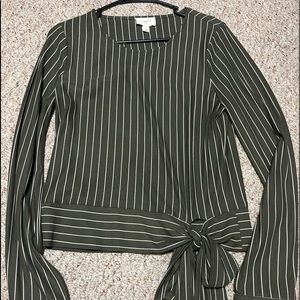 Womens boutique striped top